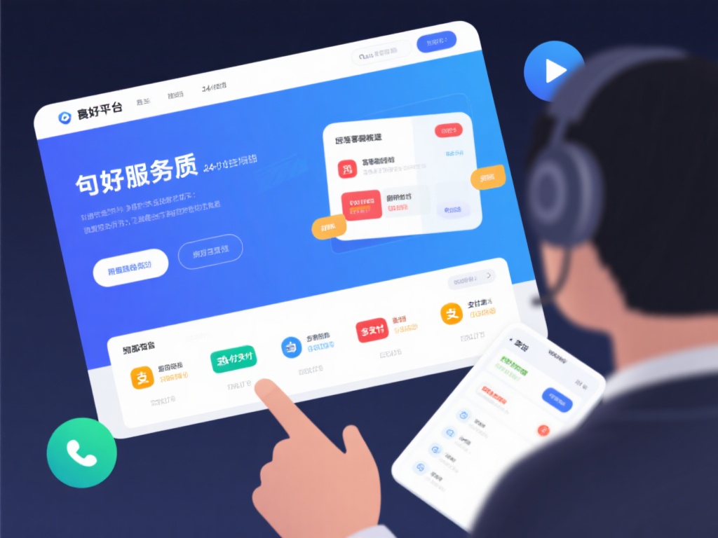 服务质量：包括客服响应速度、支付方式多样性等。一个